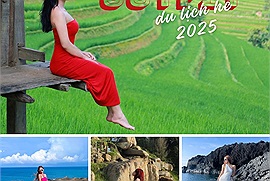 "Săm soi" loạt outfit thời trang du lịch hè 2025 của các thành viên Check in Vietnam