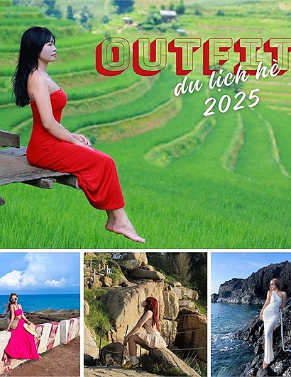 "Săm soi" loạt outfit thời trang du lịch hè 2025 của các thành viên Check in Vietnam