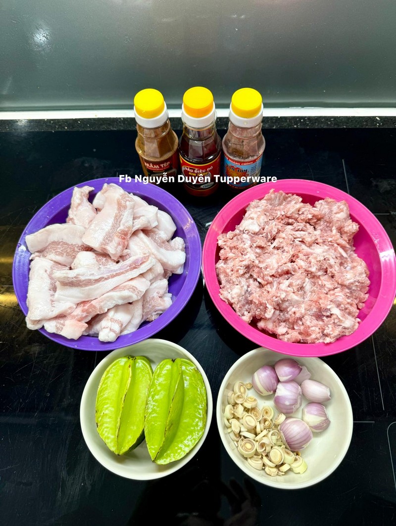 Cách làm thịt chưng mắm tép