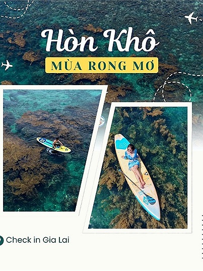Hòn Khô mùa rong mơ tuyệt đẹp qua các bức ảnh: Cuối mùa hè liệu có còn rong mơ?