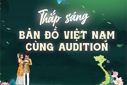 Thể lệ cuộc thi "Thắp sáng bản đồ Việt Nam cùng Audition"