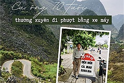 Lời chào của cụ ông 70 tuổi thường xuyên đi phượt bằng xe máy gây sốt MXH
