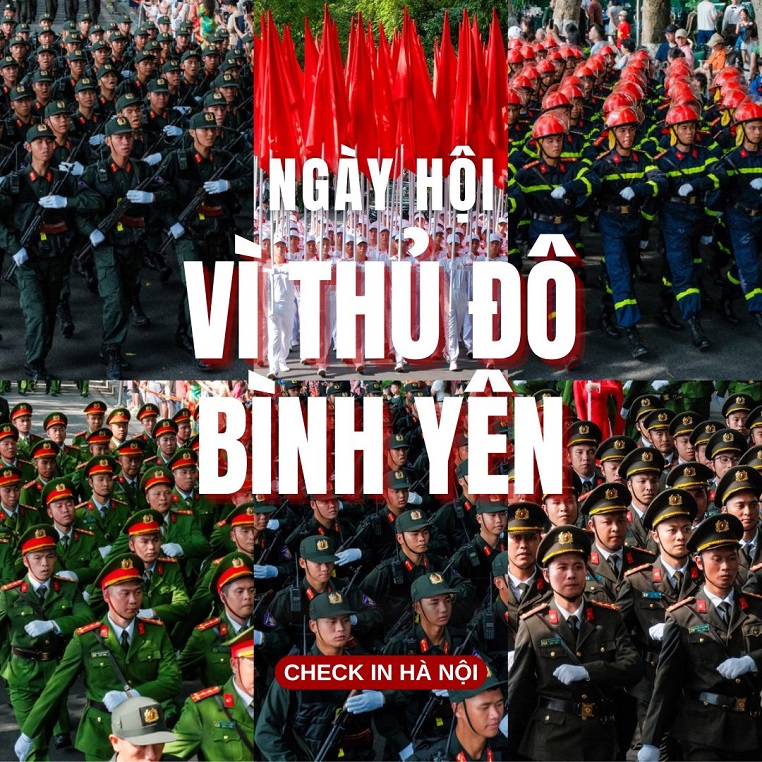 Cộng đồng Check in Vietnam ghi lại những hình ảnh đẹp nhất của Ngày hội vì Thủ đô bình yên