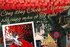 Cộng đồng Check in Vietnam "hoà cùng màu cờ Tổ quốc" trong không khí Đại lễ A80 chào mừng Quốc khánh 2/9