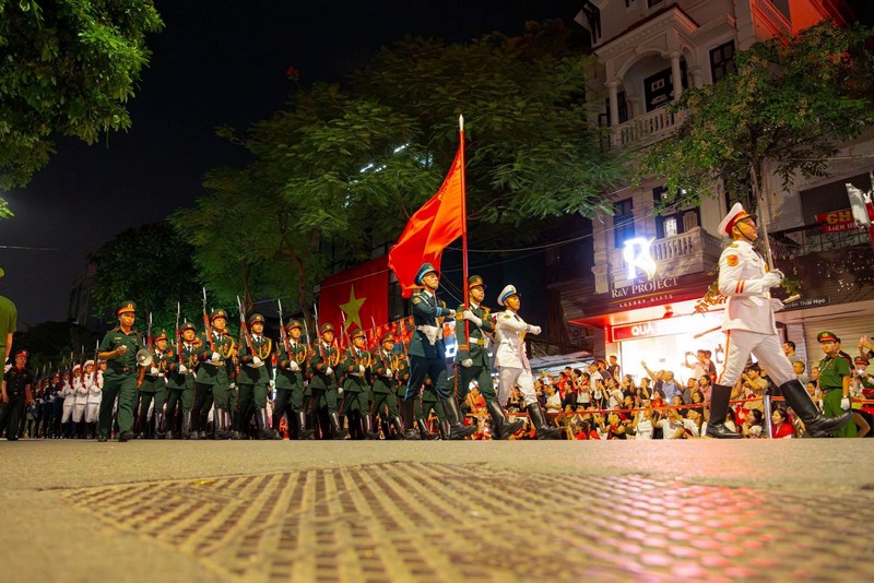 khoảnh khắc đẹp nhất của buổi hợp luyện diễu binh A80