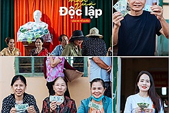 Rạng rỡ loạt ảnh người dân đi nhận món quà đặc biệt kỷ niệm 80 năm Quốc khánh