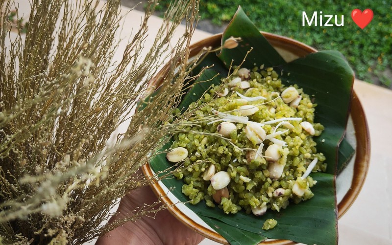 các bước làm món xôi cốm