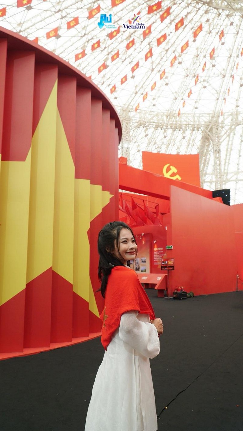 gian hàng của Audition trong triển lãm thành tựu đất nước 80 năm