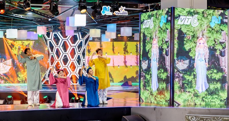 gian hàng của Audition trong triển lãm thành tựu đất nước 80 năm
