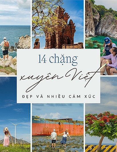 14 chặng xuyên Việt "đẹp và nhiều cảm xúc hơn bạn tưởng": "Chắc chắn bạn sẽ còn muốn đi xuyên Việt nhiều lần nữa"