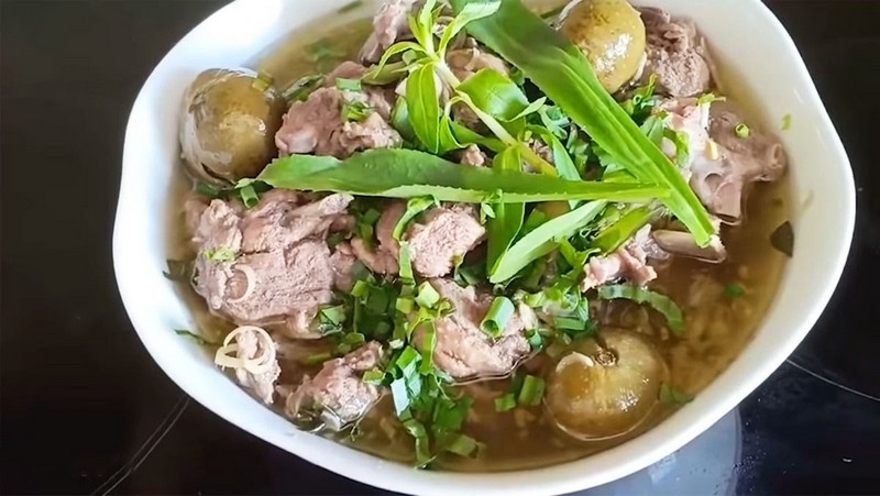 vịt om sấu là món ngon của mùa thu Hà Nội