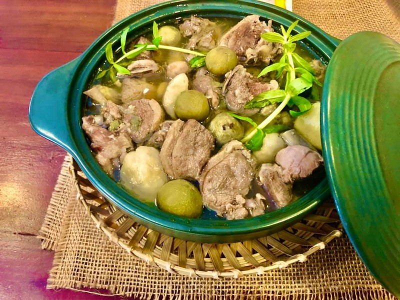 vịt om sấu là món ngon của mùa thu Hà Nội