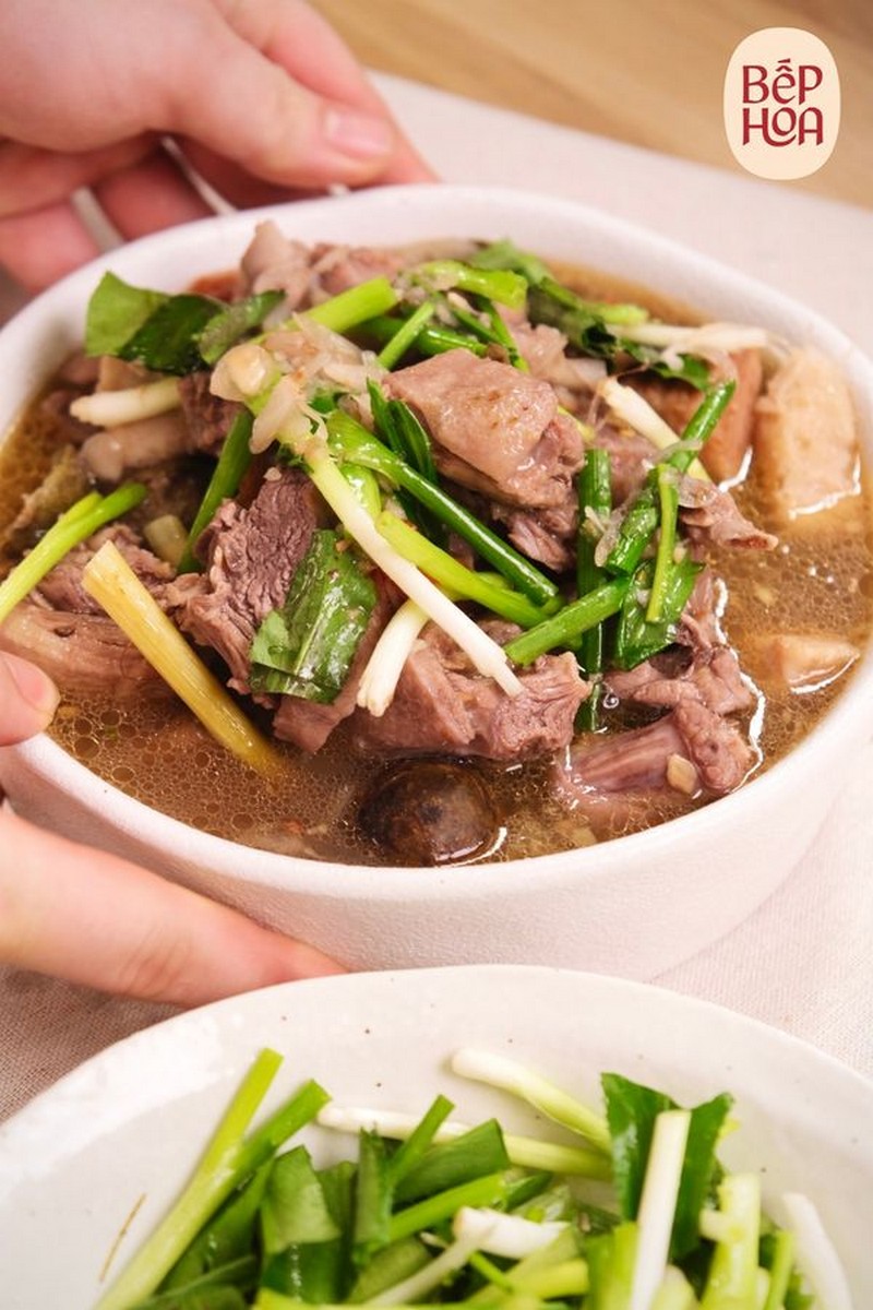 vịt om sấu là món ngon của mùa thu Hà Nội