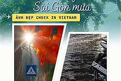 Thú vị hai bộ ảnh đối lập thời tiết giữa Hà Nội và Sài Gòn: Nơi thực tại, chốn mộng mơ