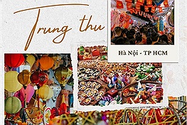 Rộn ràng không khí trước thềm Trung thu ở hai "phố lồng đèn" Sài Gòn và Hà Nội