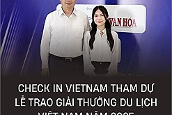 Check in Vietnam tham dự Lễ trao Giải thưởng Du lịch Việt Nam năm 2025