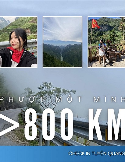 Cô gái phượt một mình hơn 800 km trong 4 ngày: "Chuyến đi này mình sẽ nhớ mãi"