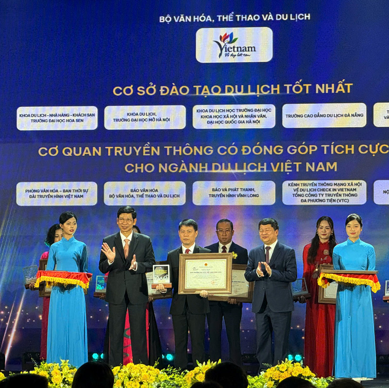 Check in Vietnam được vinh danh là Cơ quan truyền thông có đóng góp tích cực nhất cho ngành du lịch Việt Nam