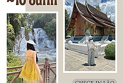 Check in loạt cảnh đẹp nước bạn Lào với chục bộ trang phục khác nhau