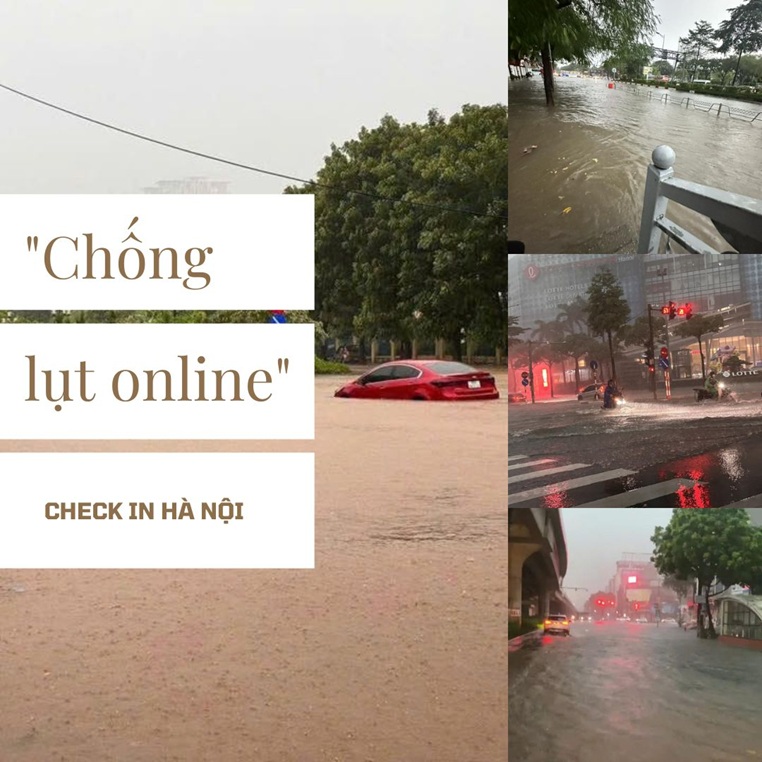 Cộng đồng Check in Vietnam "chống lụt online" trong buổi sáng khó quên tại Hà Nội
