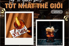 Top 10 quán bar tốt nhất thế giới năm 2025: Quán quân châu Á thành quán quân thế giới