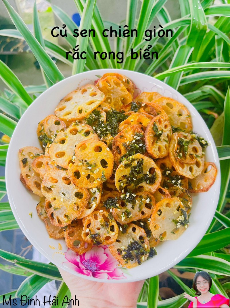 món chay tự nấu từ sen