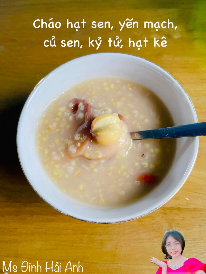 món chay tự nấu từ sen