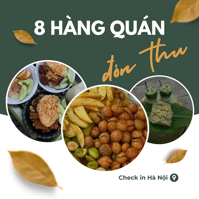 Thành viên Check in Vietnam gợi ý 8 hàng quán để đón thu Hà Nội, bạn đã thử cả chưa?