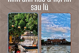 Hình ảnh nước rút ở Huế và Hội An khiến cộng đồng mạng vui mừng: "Trở lại mộng mơ sau cơn lũ"