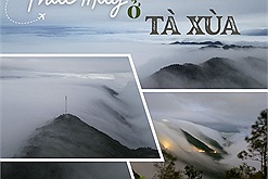 Tà Xùa xuất hiện thác mây khi vào mùa đẹp nhất trong năm, phượt thủ lại rủ nhau săn mây