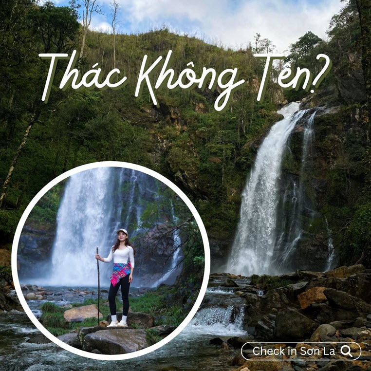 Phượt thủ khám phá "thác Không Tên" gần "thiên đường săn mây" Tà Xùa