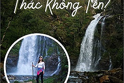 Phượt thủ khám phá "thác Không Tên" gần "thiên đường săn mây" Tà Xùa
