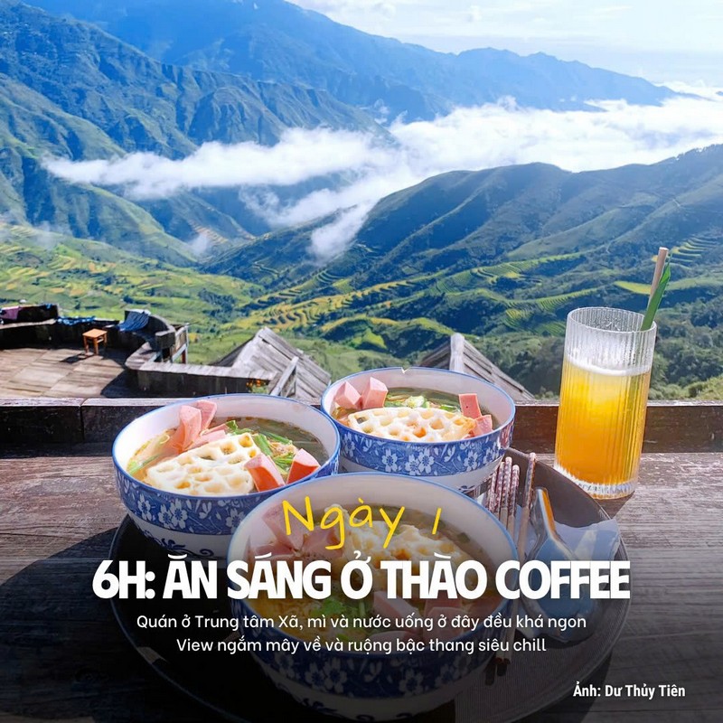 Lịch trình 2N1Đ săn mây Tà Xùa