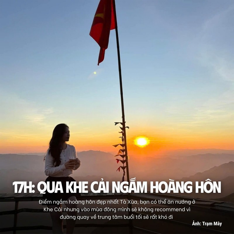 Lịch trình 2N1Đ săn mây Tà Xùa