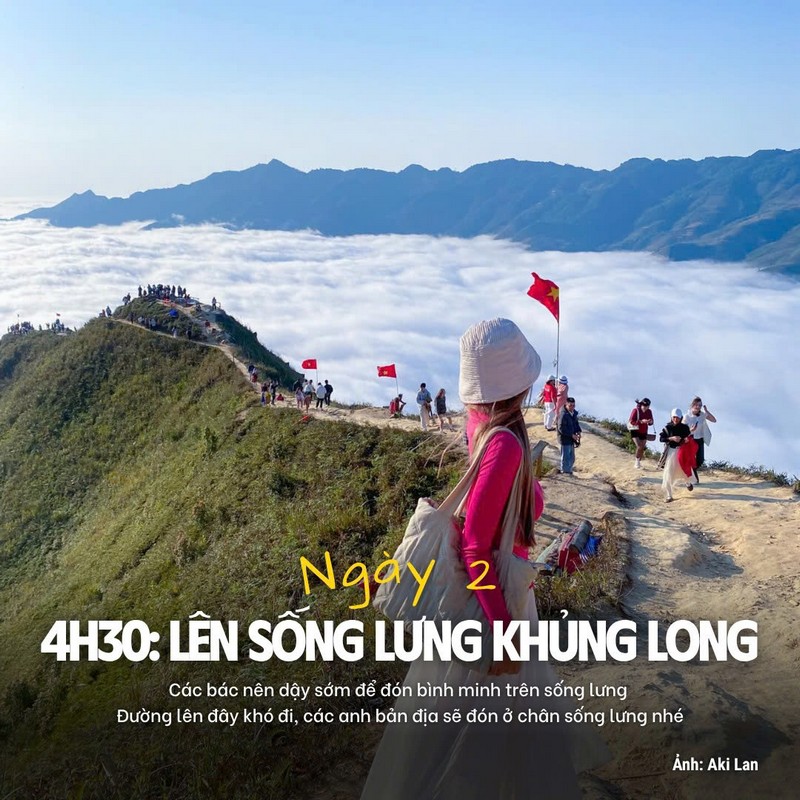 Lịch trình 2N1Đ săn mây Tà Xùa