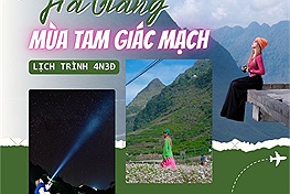 Lịch trình 4N3Đ đi Hà Giang mùa hoa tam giác mạch: "Thong dong, chill chill, thảnh thơi, ngắm cảnh, chụp ảnh, thích đâu dừng đó"