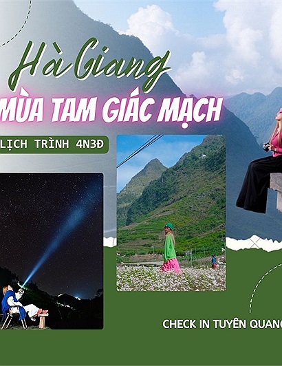 Lịch trình 4N3Đ đi Hà Giang mùa hoa tam giác mạch: "Thong dong, chill chill, thảnh thơi, ngắm cảnh, chụp ảnh, thích đâu dừng đó"