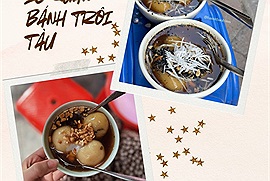 Tín đồ ẩm thực gợi ý 10 quán bánh trôi tàu Hà Nội nhân dịp mùa đông "gõ cửa"