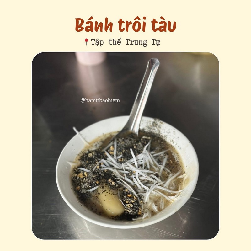 10 quán bánh trôi tàu Hà Nội