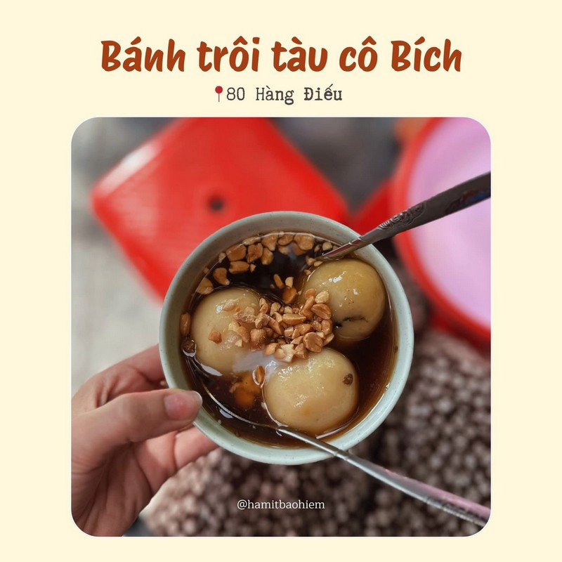 10 quán bánh trôi tàu Hà Nội