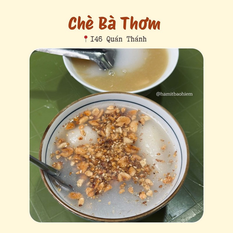 10 quán bánh trôi tàu Hà Nội