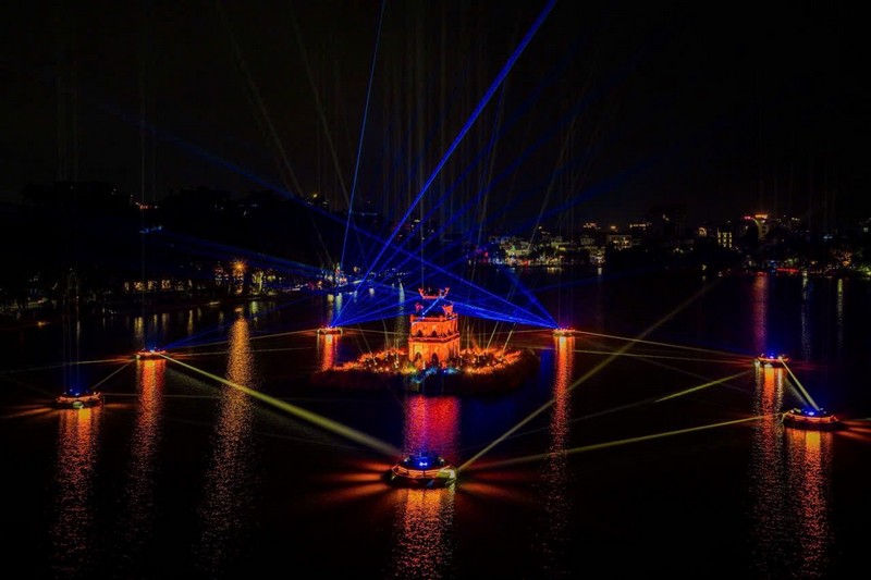 Không gian Chiếu sáng Nghệ thuật Hồ Gươm - Tháp Rùa