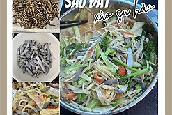 Cùng tìm hiểu về món ăn độc đáo sâu đất xào su hào của vùng biển Quảng Ninh