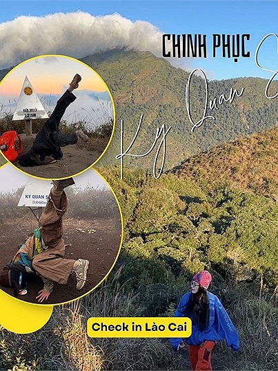 Cảm xúc của cô bạn "đi leo núi cao 3.046 m - Top 2 đỉnh núi khó chinh phục nhất Việt Nam"