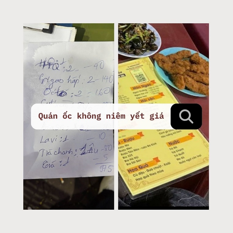 Một quán ốc ở chợ Nghĩa Tân gây tranh cãi MXH vì không niêm yết giá và "không ăn vẫn tính"