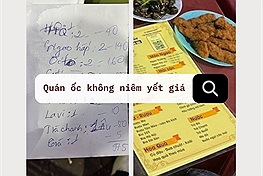 Một quán ốc ở chợ Nghĩa Tân gây tranh cãi MXH vì không niêm yết giá và "không ăn vẫn tính"