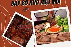 Công thức món bắp bò kho mật mía bằng nồi áp suất