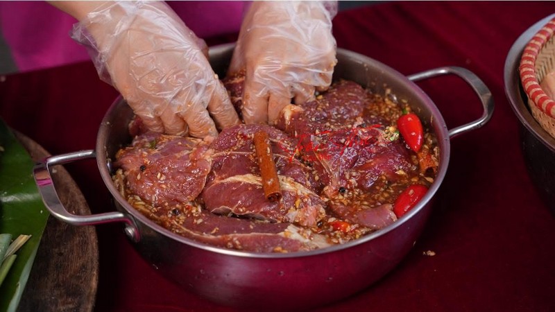 món bắp bò kho mật mía