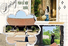 Đến làng cổ Đường Lâm mùa lễ hội dịp Tết Bính Ngọ: Lịch trình check in trong 1 ngày đi hết các góc "sống ảo"