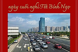 CSGT dự kiến đóng cao tốc chiều ra khỏi Hà Nội và TP HCM trong ngày nghỉ Tết cuối cùng